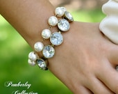 Bridesmaid Bracelet, Bracelet, Pearl, Vintage Style, Swarovski Pearl, Estate Style, Wedding Jewelry
