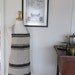 Full Apron Lithuanian Linen Black Striped Natural Chef Gourmet