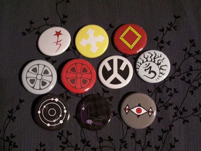 Complete D.Gray-man button set