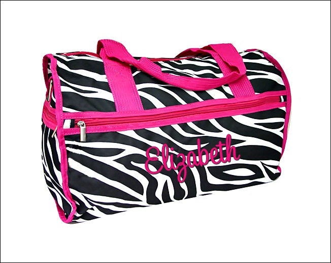 Zebra Duffle Bag