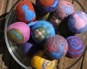 Happy Critters (Hand Felted Wool Balls)