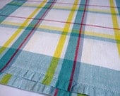 Cotton Plaid Tablecloth