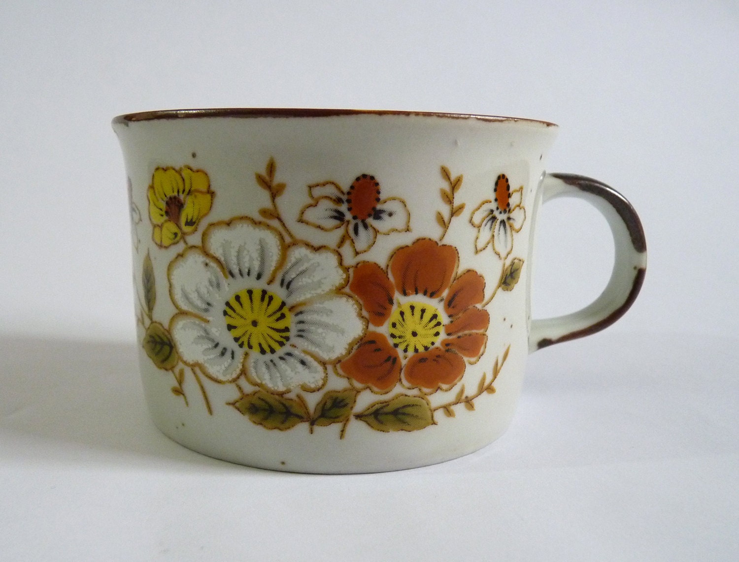 1970s Stoneware Soup Mug