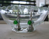 Sorting Hat Slytherin Earrings