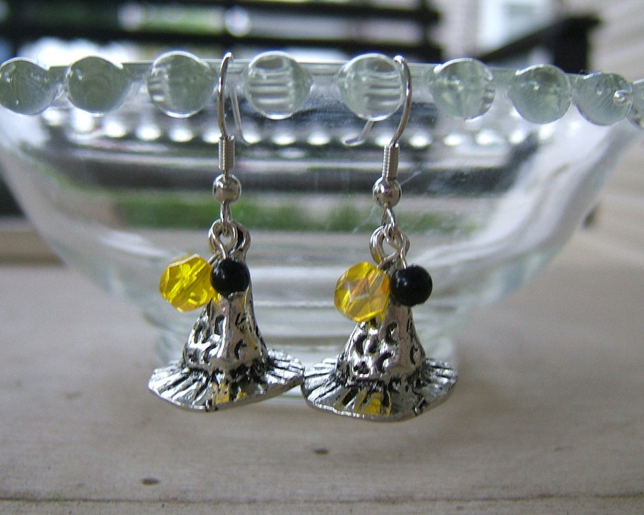 Sorting Hat Hufflepuff Earrings