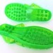 Vintage 1990s Neon Green Adjustable Jelly Shoes
