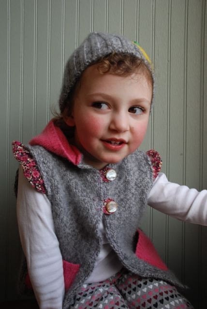 Three Season Cashmere Hooded Vest- Made to Order