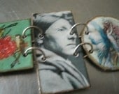 vintage image charm bracelet