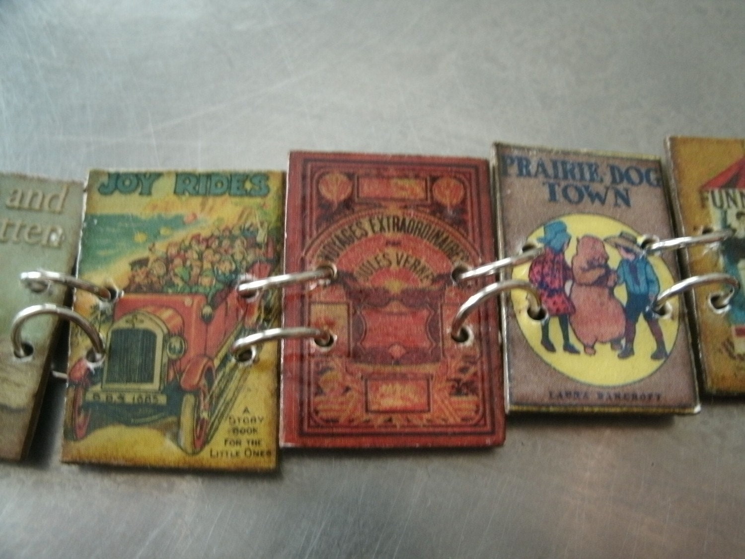 Vintage Children's Book Bracelet
