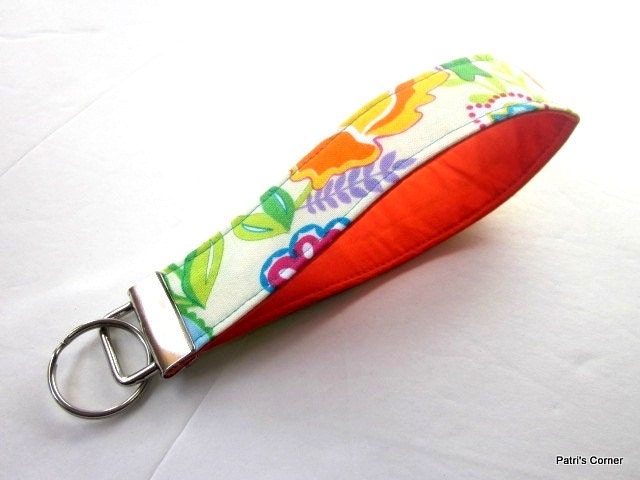 Matching handmade keyring key fob or key holder