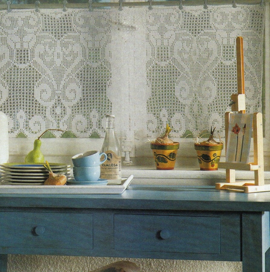 Crocheted Curtain - Harmony