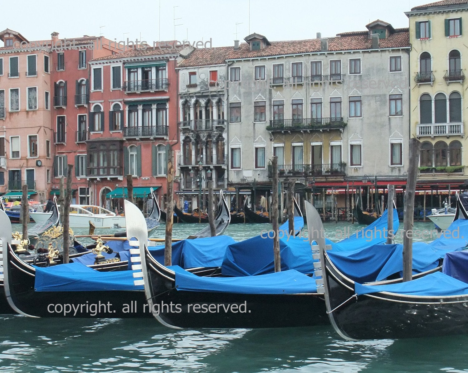 Venice Gondolas Original Photography for Interior Design Fine Art
