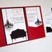 Wedding Invitation, DIY, Pocketfold, Old Hollywood Glam, Printable, Digital File by ticklemeink on Etsy