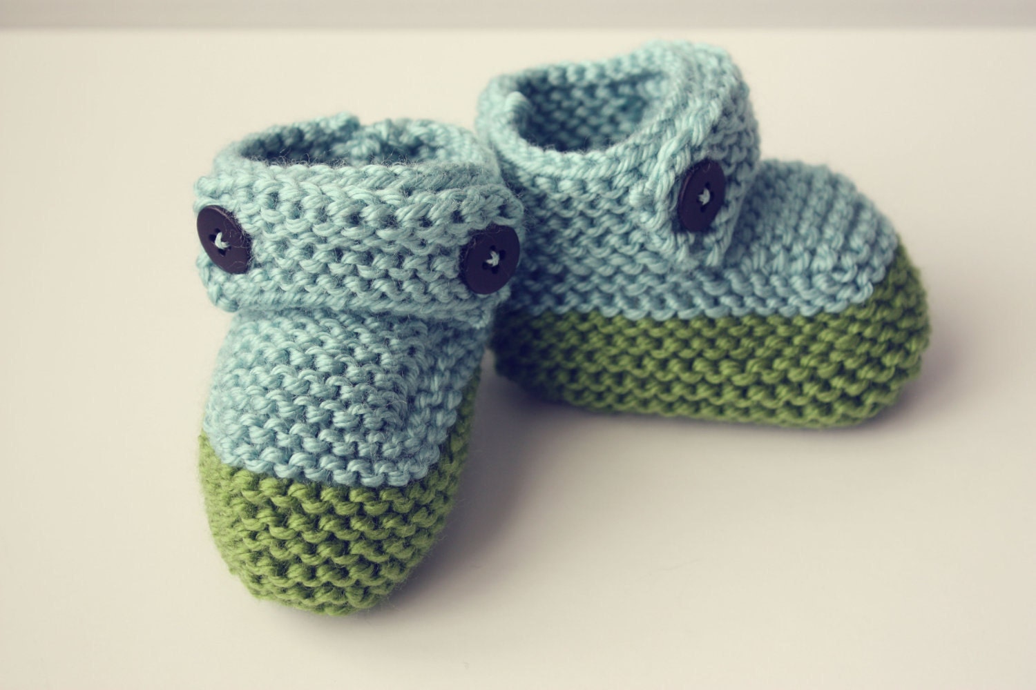 Knit Baby Shoe PDF Pattern For Boys Instant Download