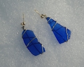 Cobalt Blue Post Earrings