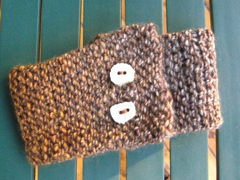 Mottled Brown Neckwarmer/Scarf
