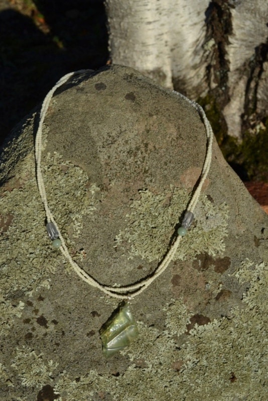 Coca-Cola Hudson River Beach Glass Necklace