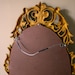 Gold Mirror. RESERVED. Home Decor. Vintage Gold. Hollywood Regency. Eclectic. Bohemian. Ornate. Golden. Dining Room. Living Room. Bathroom.