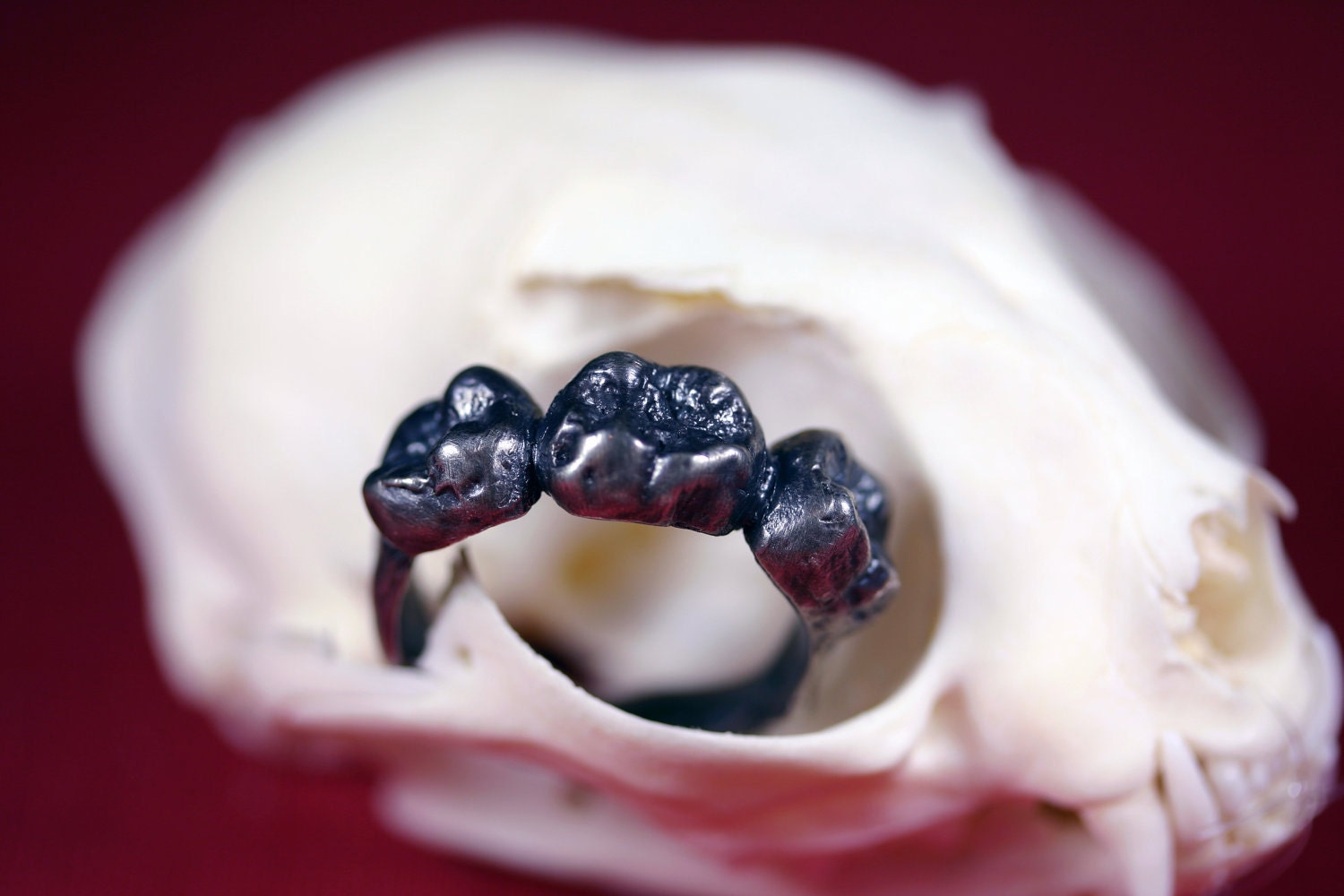 Sterling Crown of Teeth Ring