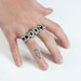 DOOM Two Finger Sterling Silver Ring