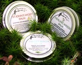 3 Healing Balms - The Weedy Set - organic salves made with fresh local plants - .5 oz tins