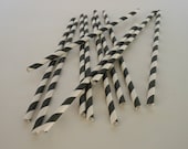 Black and White Retro Party Straws- Qty-75 Il_170x135