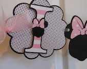 Minnie Mouse Birthday Hi-Chair Banner pink dot Il_170x135