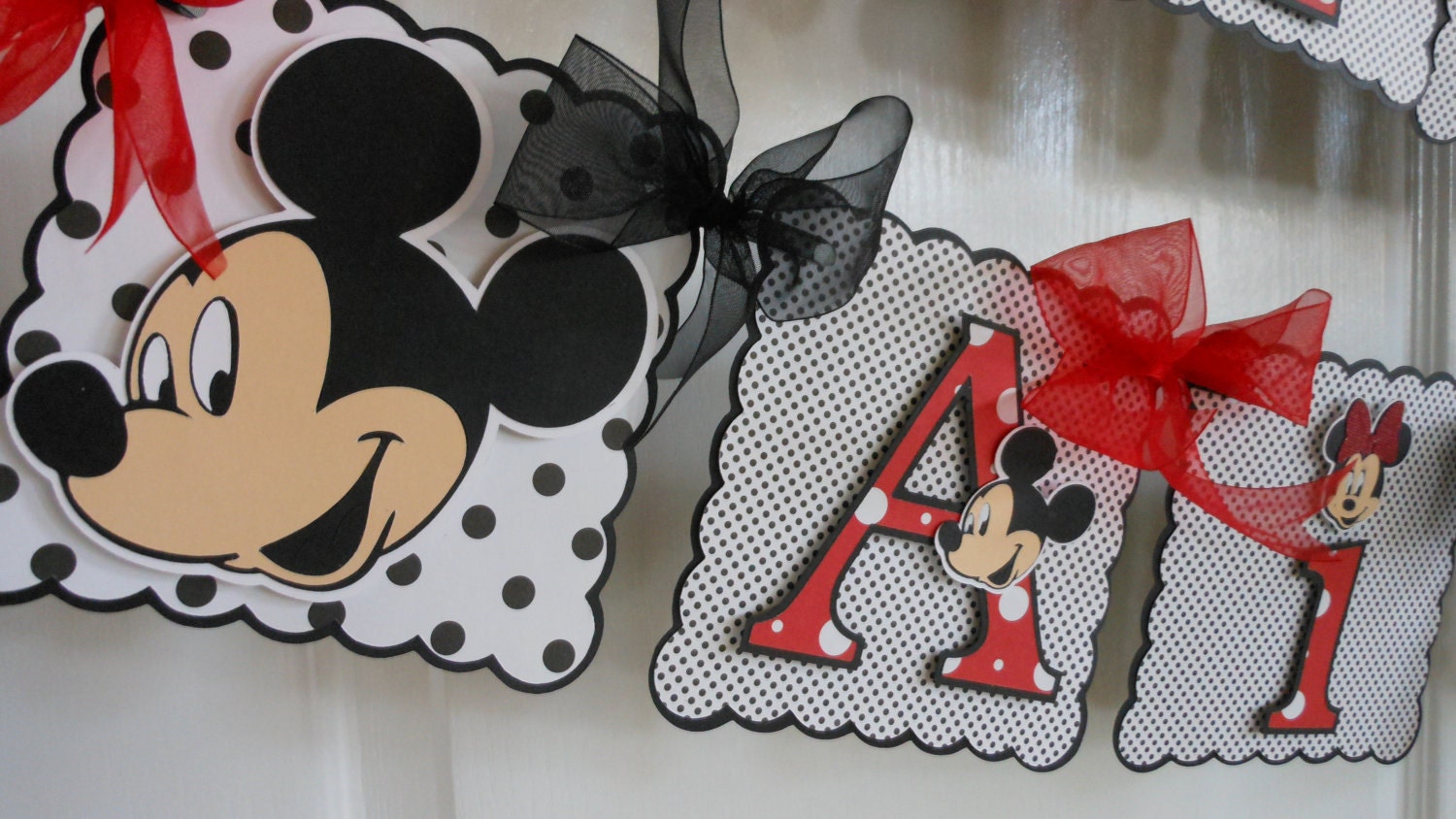 Minnie Mouse Birthday Banner