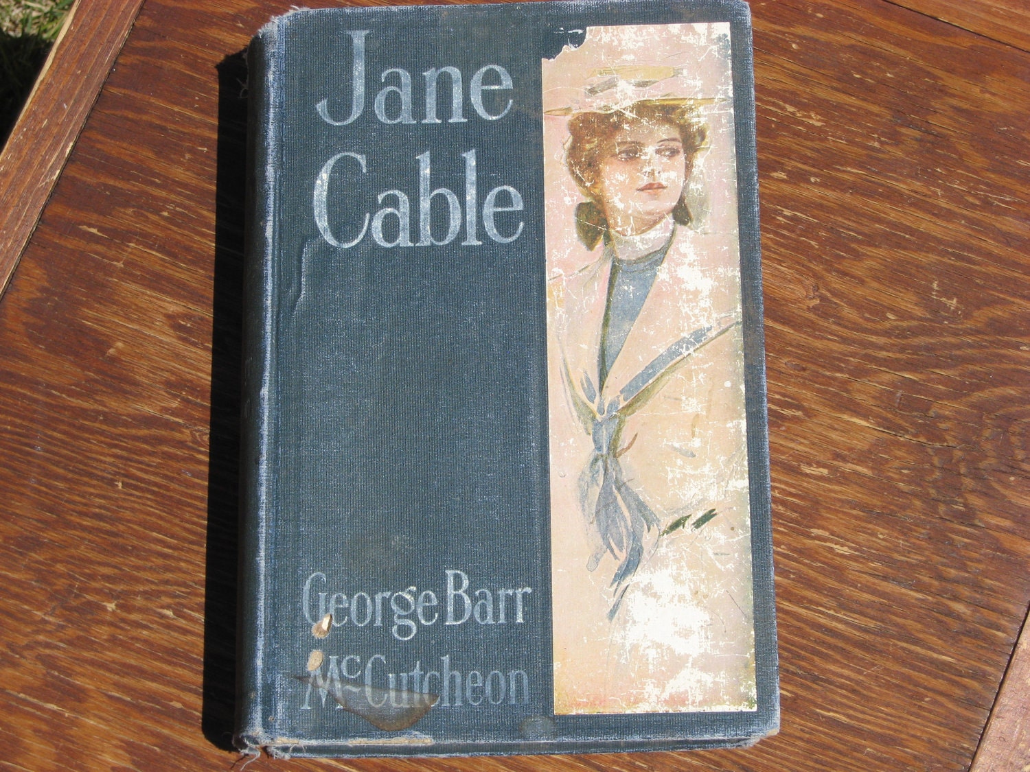 Vintage Book, Jane Cable, Shabby Blue Hardback, 1906