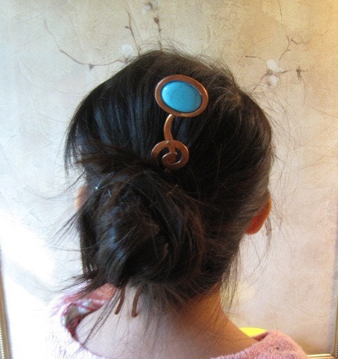 Howlite Hair Pin (Large)