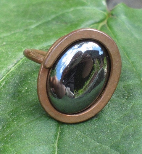 Oval Hematite Ring