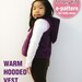 Warm Hoodie Vest PDF Patterns ((12 months upto age 6))