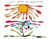 above the storm clouds. print by rachel awes.