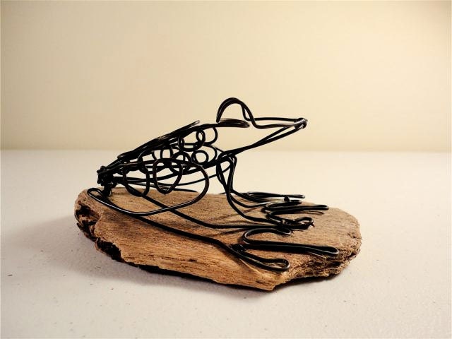Frog Wire Sculpture