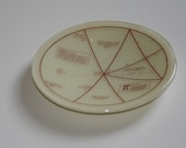 Geektastic Circle/ Maths/ Pi/ Equations Bowl - made to order in any colour