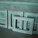 Soft Blue Distressed Wood Picture Frame Collection