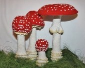 Mushroom - crochet pattern - Toadstool (Fly Agaric)