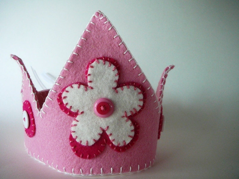 Felt Flower Crown, Any Color You Choose