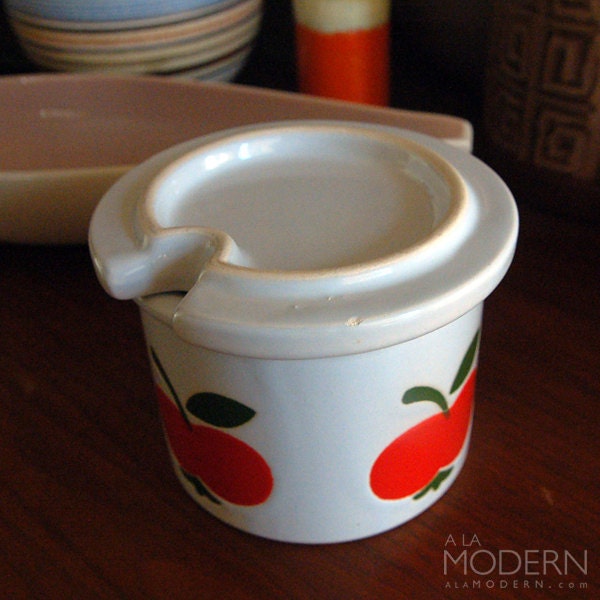 Waechtersbach Apple Jam Jar Pot West Germany