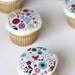 Spring Flowers Edible Icing Decals- 2 sheets- Cupcake, Cookie, Brownie Toppers
