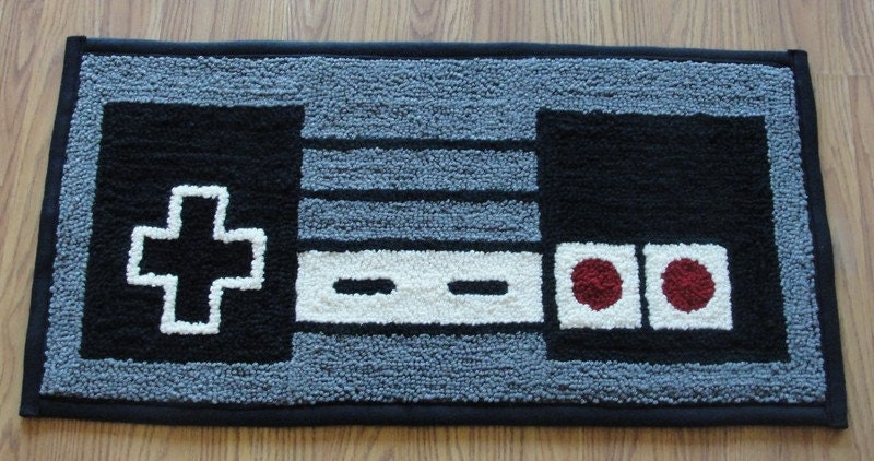 NES Nintendo Controller Rug