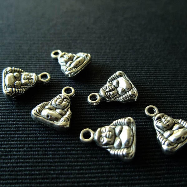 Destash (10) Tiny Buddha Charms
