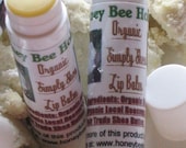 Organic Simply Shea Lip Balm made with Fair Trade Shea butter twist tube - unscented unflavored - sensitive lip balm