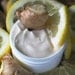Organic Ginger Lemon Creme Lotion -- 1 1/2 oz. BPA FREE Jar- Made with our own Handmade Lemon Essence