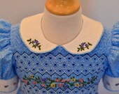 Girl's Hand Smocked & Embroidered Special Occasion Dress -Embla (SOLD to Camille)