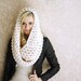 the OVERSIZED EGO scarf / color WHITE