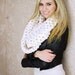 the OVERSIZED EGO scarf / color WHITE