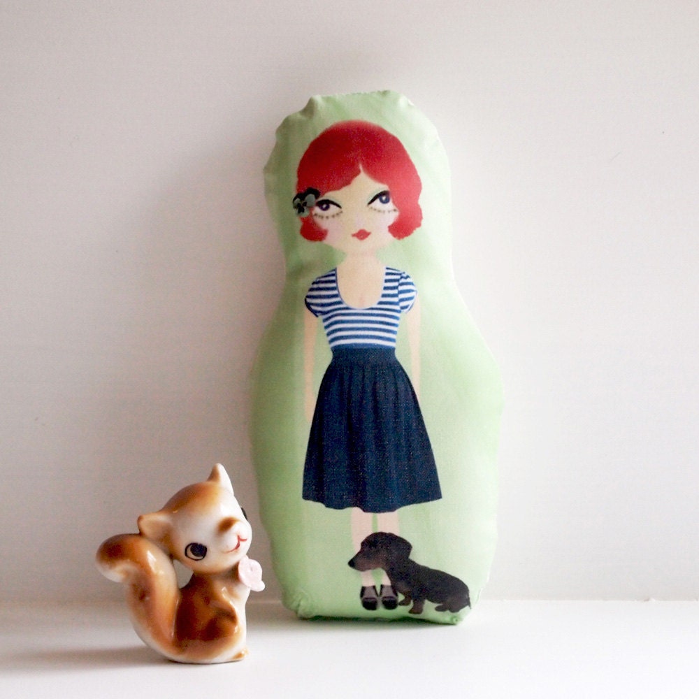 Art Doll Cloth - Suzy Adams and Nina Home Decor