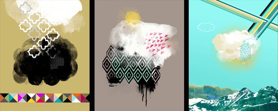 Kite Kilim--West Elm Inspired Archival Print on Paper-Featured on West Elm Blog