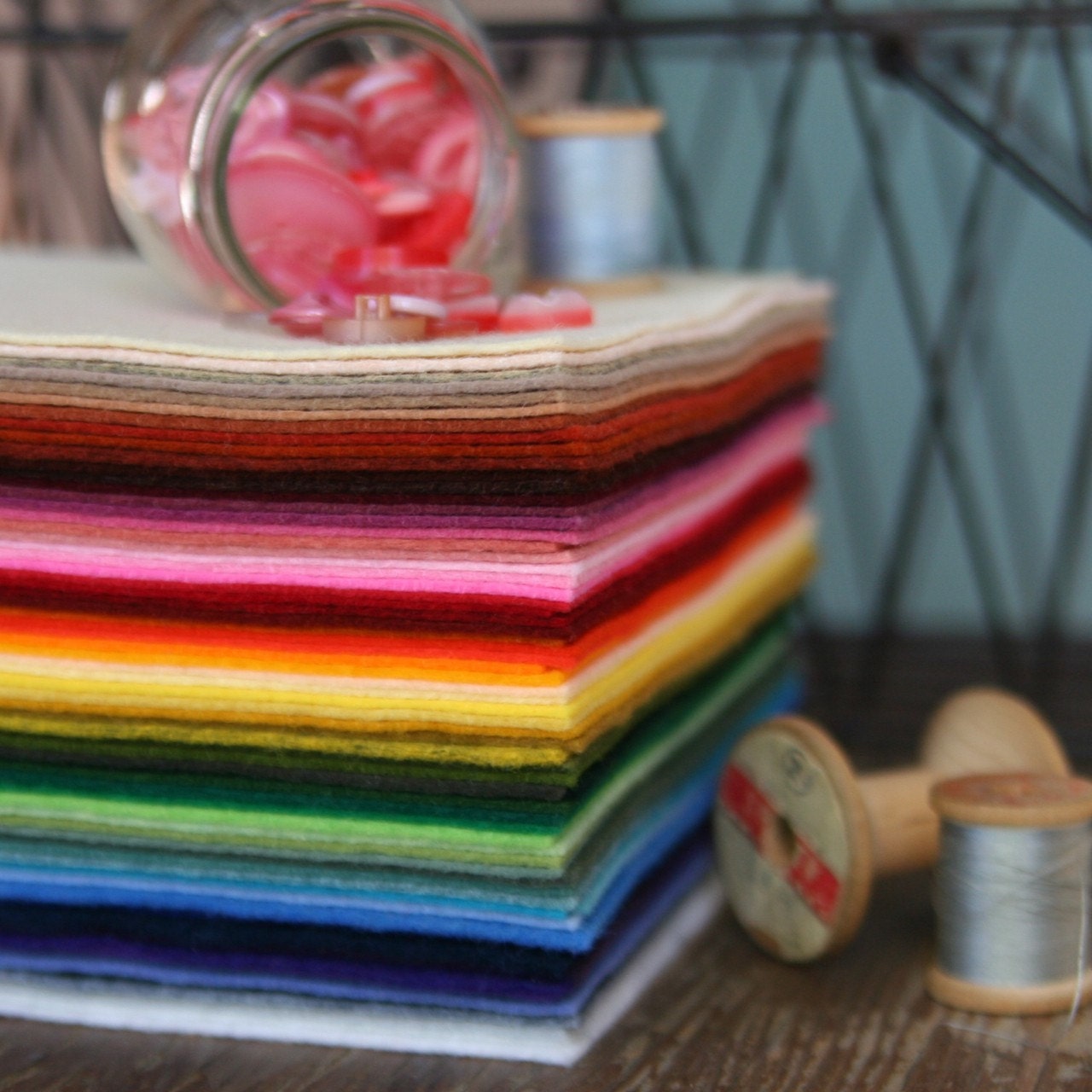 One yard of Benzie's wool blend felt